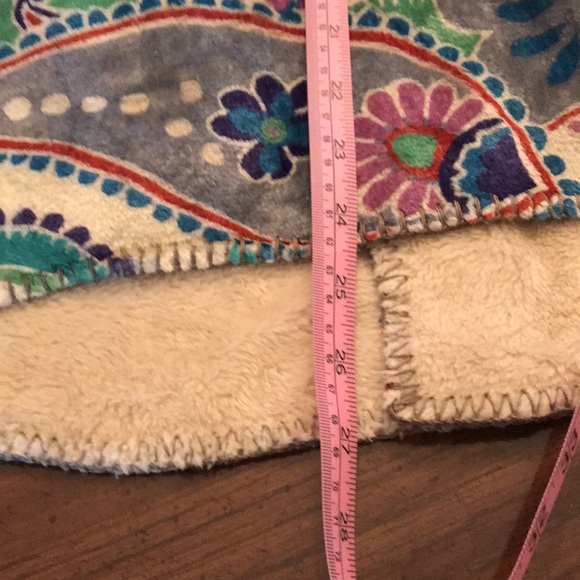 Johnny Was Biya XS Sherpa Fleece Hooded Jacket NWOT - Picture 8 of 9